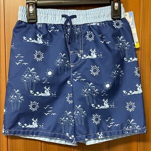 Bluey Boy’s Bathing Suit Swim Shorts Size 7 NWT
